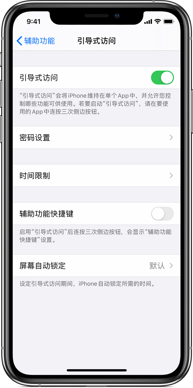 下冶镇苹果手机维修分享如何在 iPhone 上退出引导式访问 