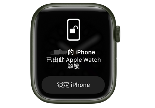 下冶镇苹果手机维修分享用 AppleWatch 解锁配备面容 ID 的 iPhone方法 