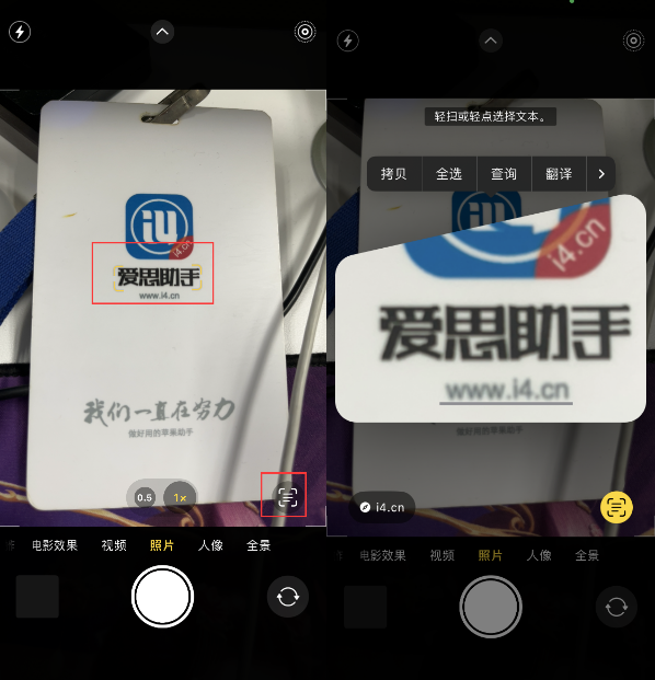 下冶镇苹果手机维修分享升级iOS 16后如何通过相机翻译文本 